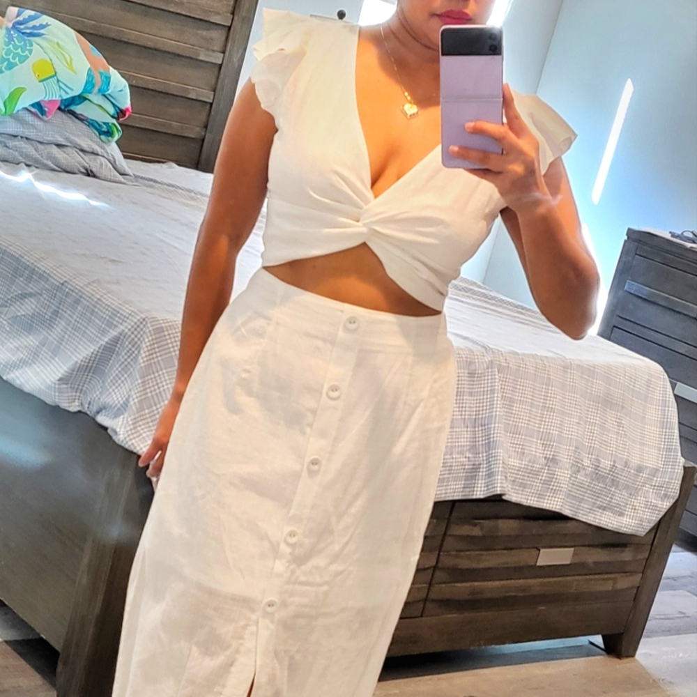 2 pcs terno skirt and blouse